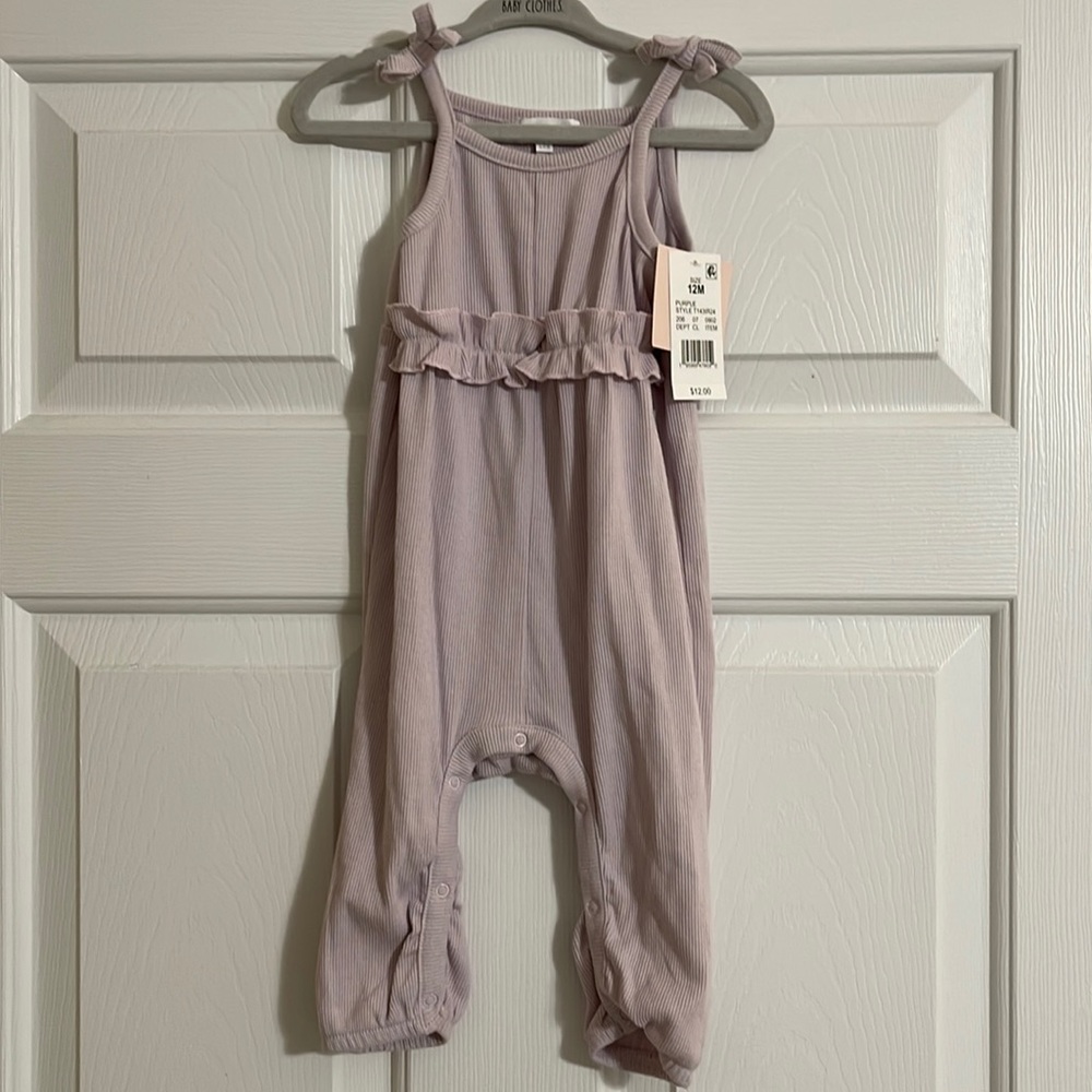 Grayson‘s mini baby Girl Rib Jumpsuit
